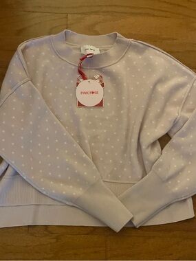 Pink Rose Pale Pink coquette dainty girly Sweater
